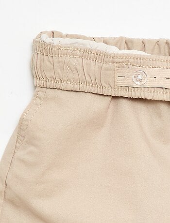 Bermuda chino tinta unita con lacci