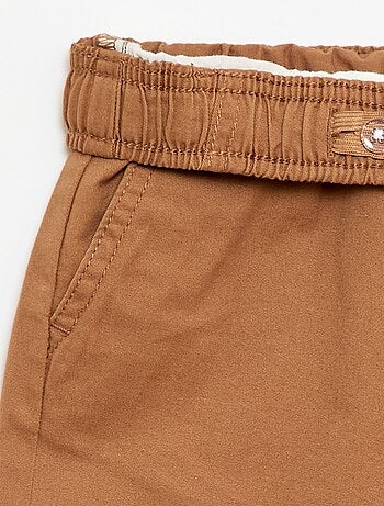 Bermuda chino tinta unita con lacci
