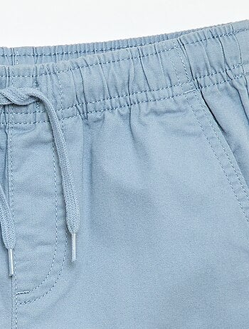 Bermuda chino tinta unita con lacci