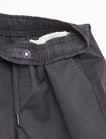 Bermuda chino tinta unita con lacci