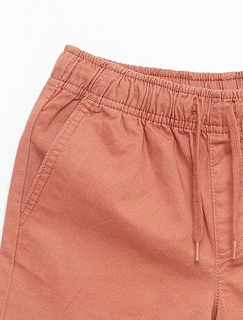 Bermuda chino tinta unita con lacci