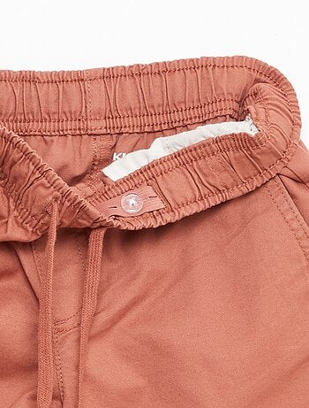 Bermuda chino tinta unita con lacci
