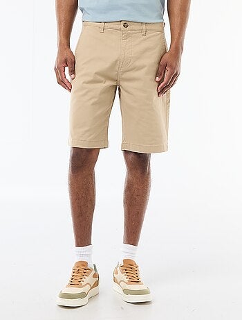 Bermuda chino tinta unita in twill