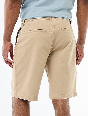 Bermuda chino tinta unita in twill