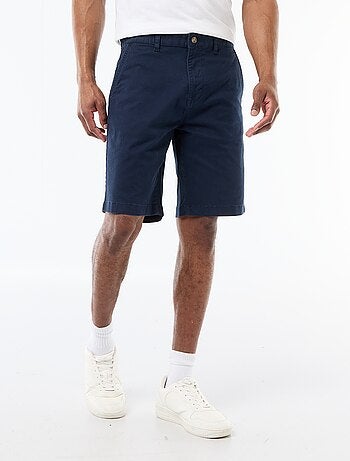 Bermuda chino tinta unita in twill