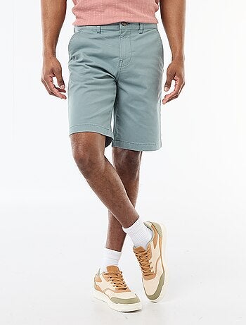 Bermuda chino tinta unita in twill