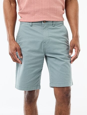 Bermuda chino tinta unita in twill