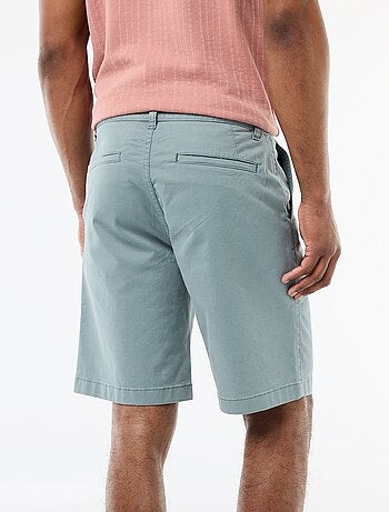 Bermuda chino tinta unita in twill