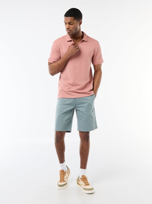 Bermuda chino tinta unita in twill - Kiabi