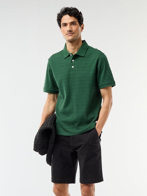 Bermuda chino tinta unita in twill - Kiabi