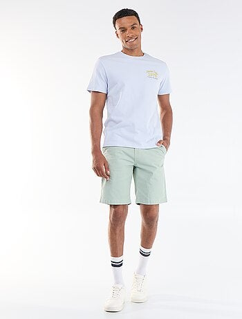 Bermuda chino tinta unita in twill