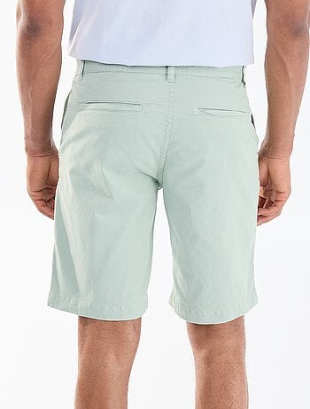 Bermuda chino tinta unita in twill