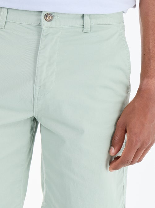 Bermuda chino tinta unita in twill - Kiabi