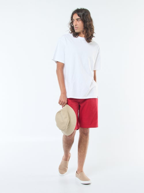 Bermuda chino tinta unita - Kiabi