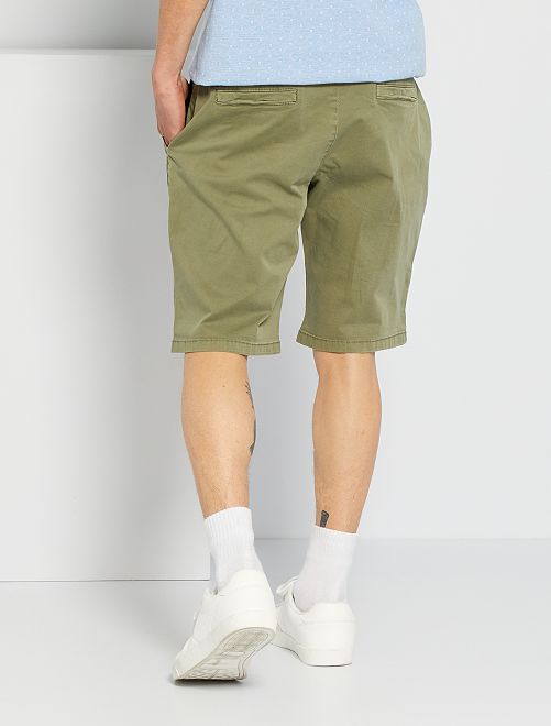 Bermuda chino - verde licheno - Kiabi - 14.00€