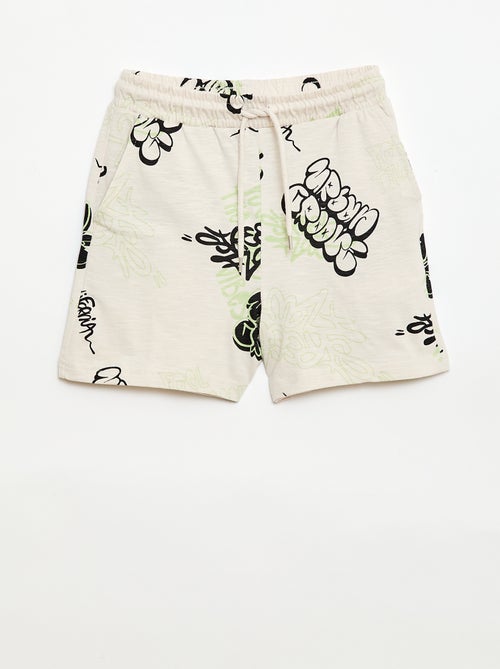 Bermuda con motivo - Kiabi