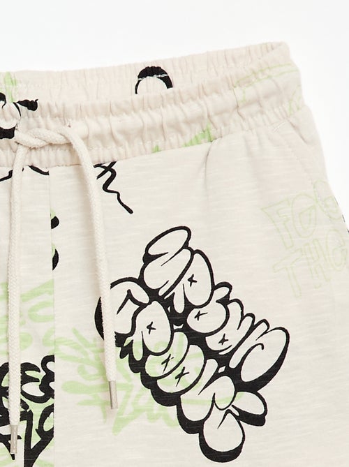 Bermuda con motivo - Kiabi