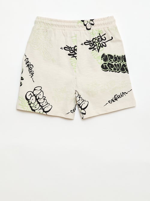 Bermuda con motivo - Kiabi