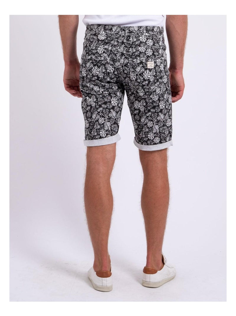 Bermuda con stampa BANEM Nero - Kiabi