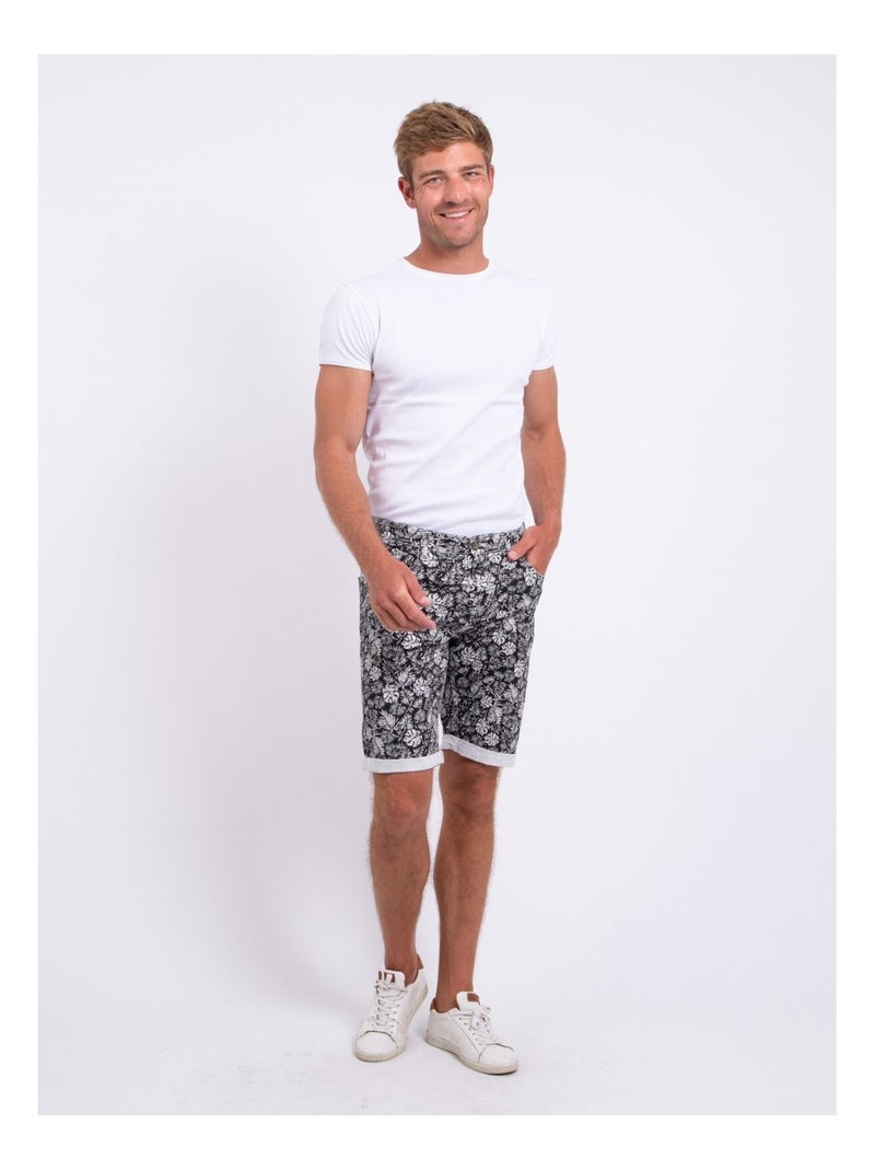 Bermuda con stampa BANEM Nero - Kiabi