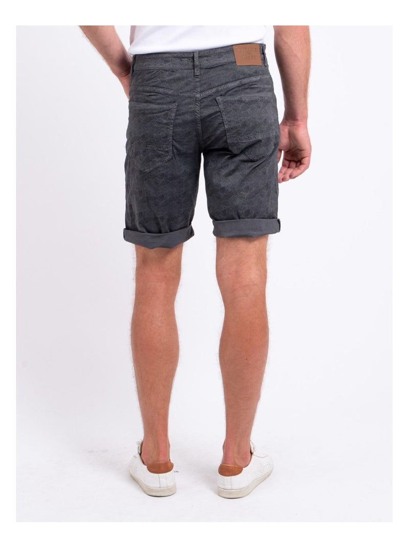 Bermuda con stampa BASKEL Grigio - Kiabi
