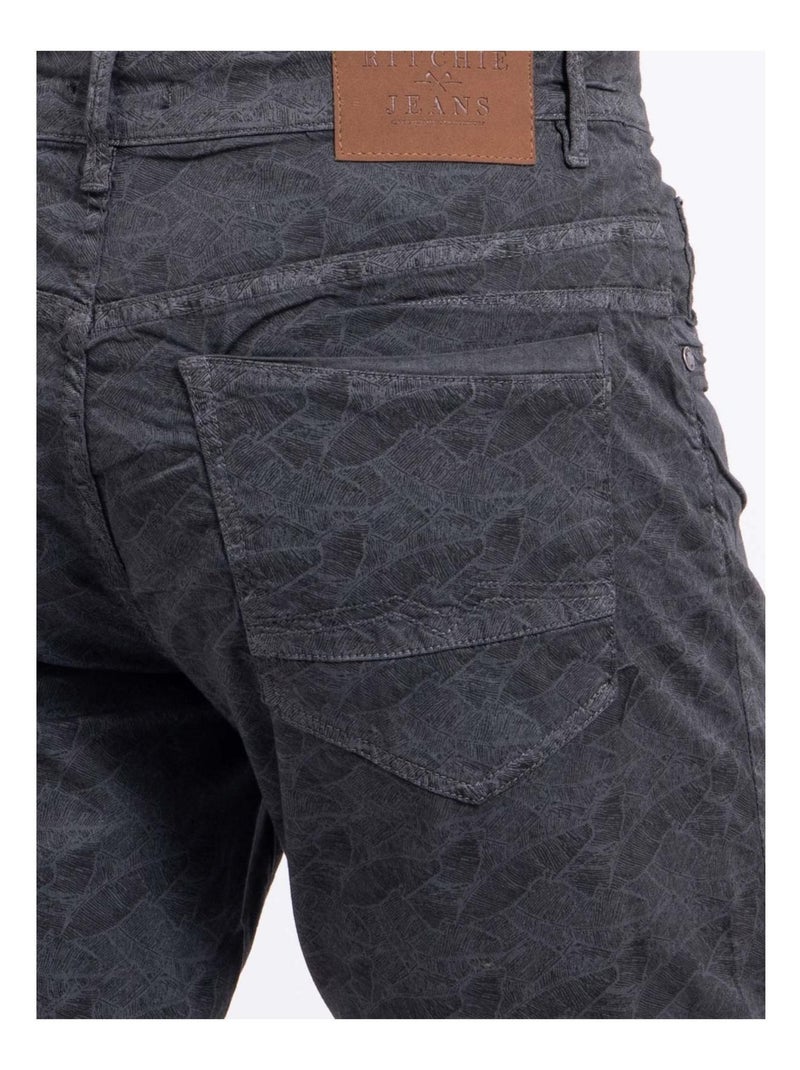 Bermuda con stampa BASKEL Grigio - Kiabi