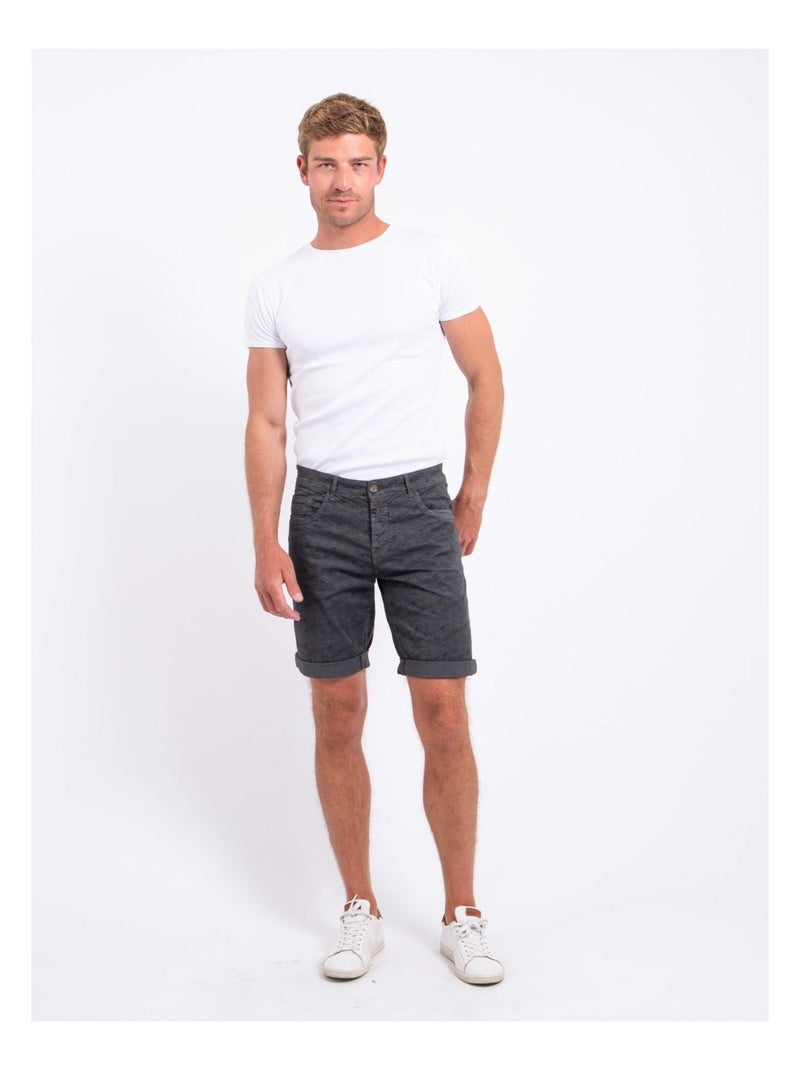 Bermuda con stampa BASKEL Grigio - Kiabi
