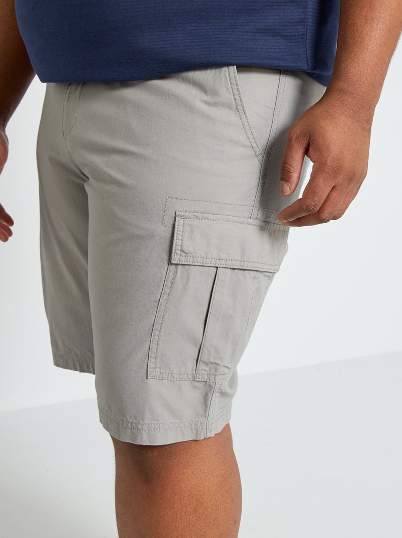 Bermuda con tasche cargo - beige crema - 15.00
