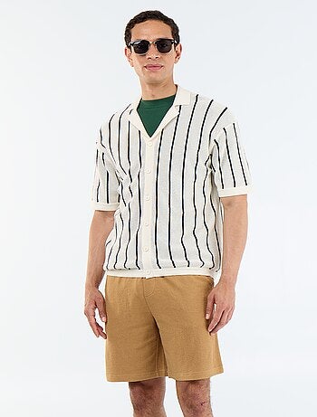 Bermuda con vita elasticizzata e coulisse