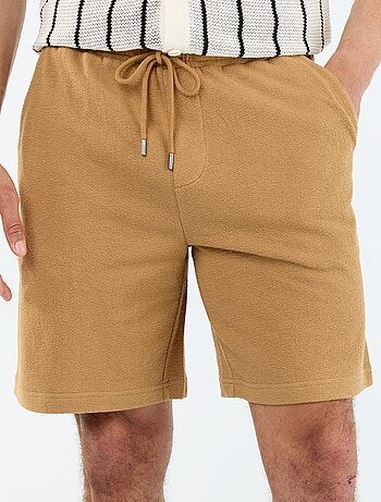 Bermuda con vita elasticizzata e coulisse