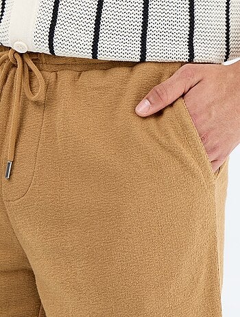 Bermuda con vita elasticizzata e coulisse