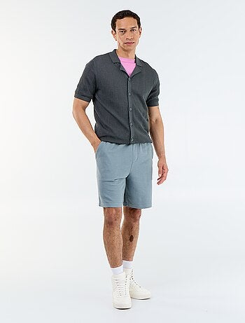 Bermuda con vita elasticizzata e coulisse