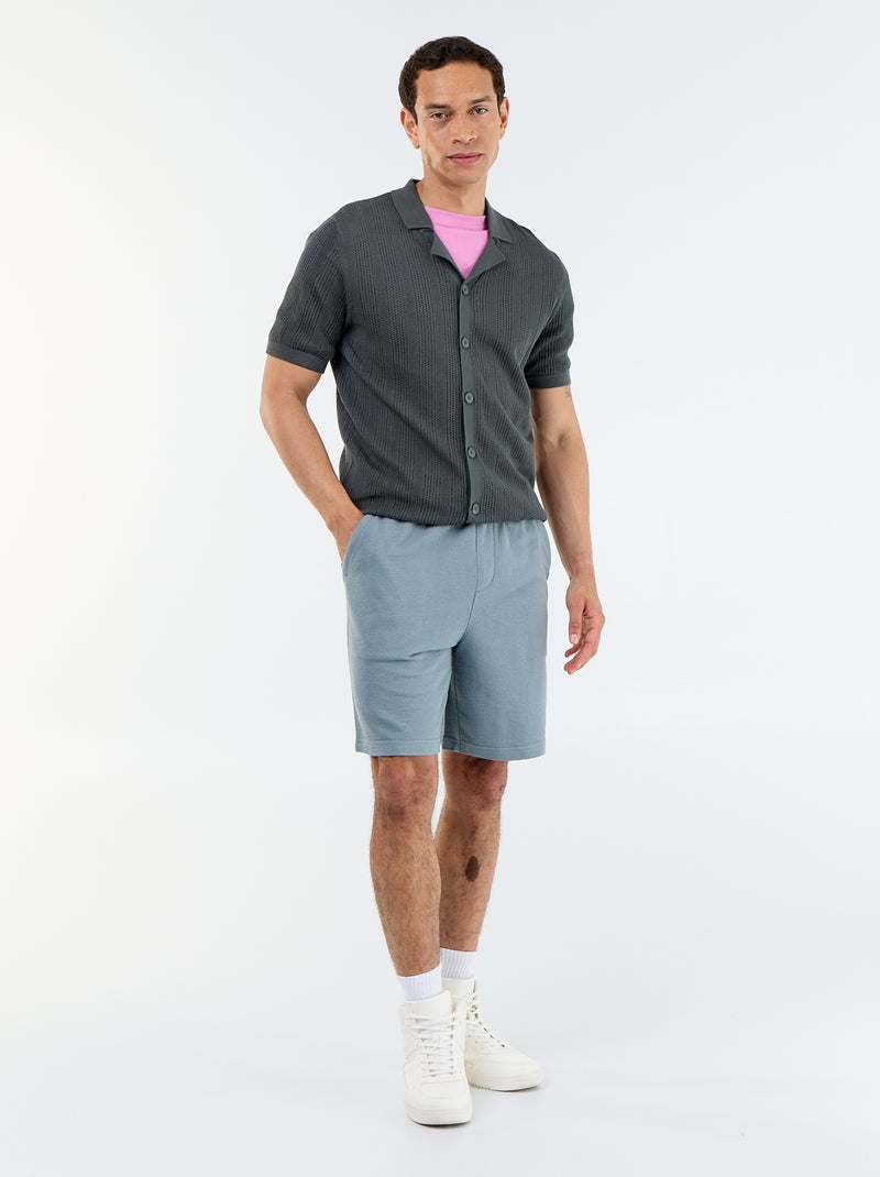 Bermuda con vita elasticizzata e coulisse Blu - Kiabi