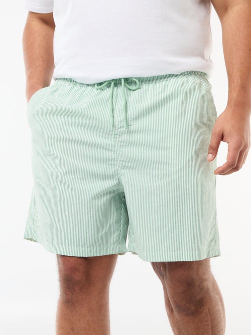 Bermuda da bagno a righe - Kiabi