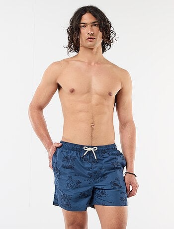 Bermuda da bagno con motivo