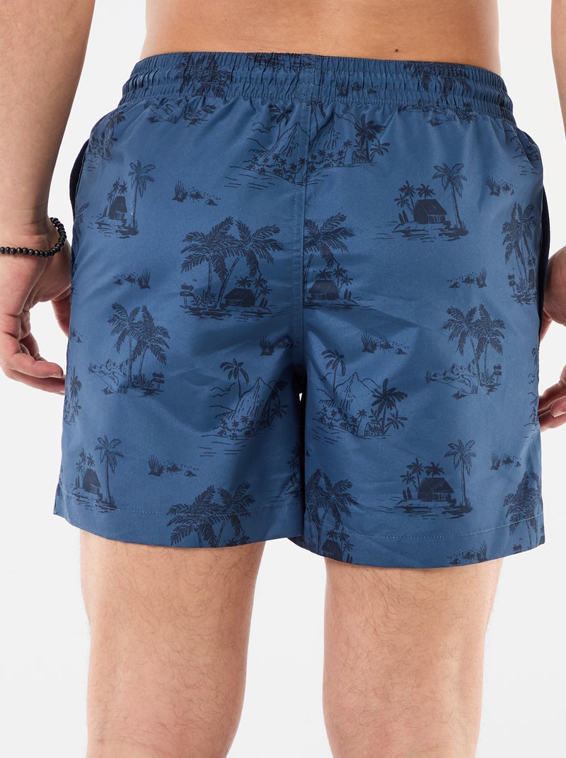 Bermuda da bagno con motivo Blu - Kiabi