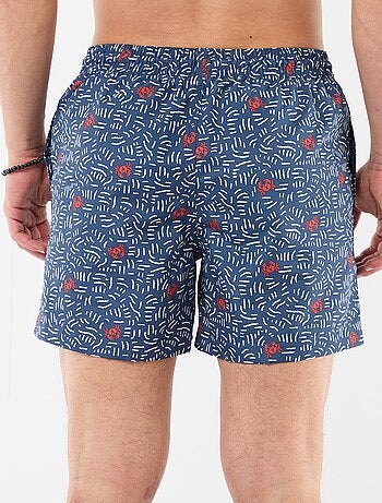 Bermuda da bagno con motivo