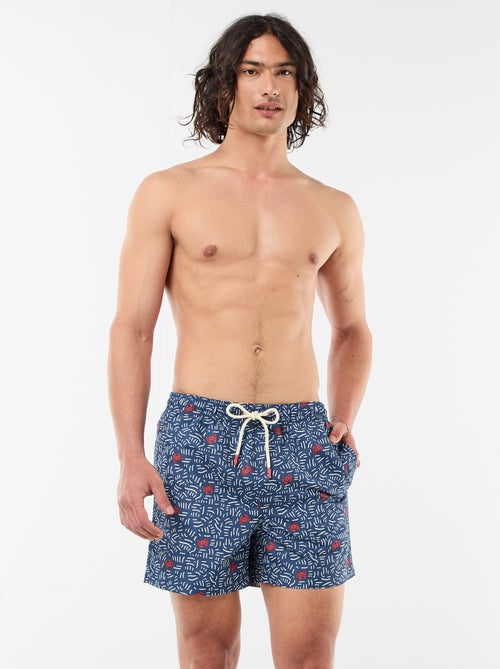 Bermuda da bagno con motivo - Kiabi
