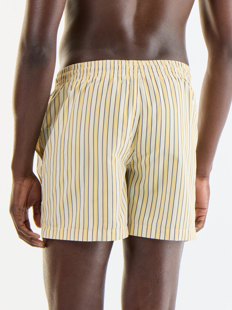 Bermuda da bagno con motivo Giallo - Kiabi
