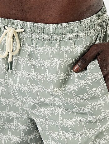 Bermuda da bagno con motivo