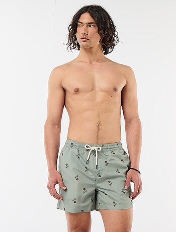 Bermuda da bagno con motivo