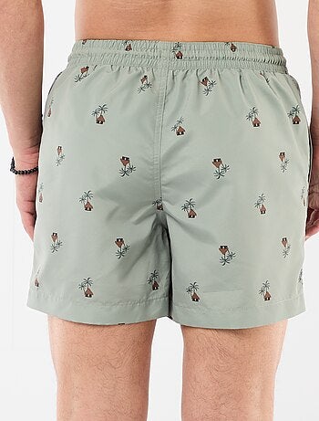 Bermuda da bagno con motivo