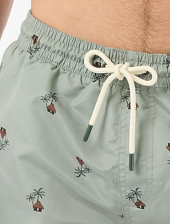 Bermuda da bagno con motivo