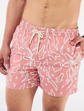 Bermuda da bagno con motivo