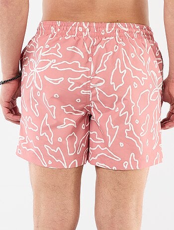 Bermuda da bagno con motivo