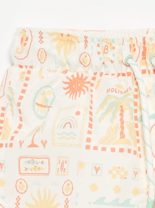 Bermuda da bagno con stampa all-over 'mare' - Kiabi