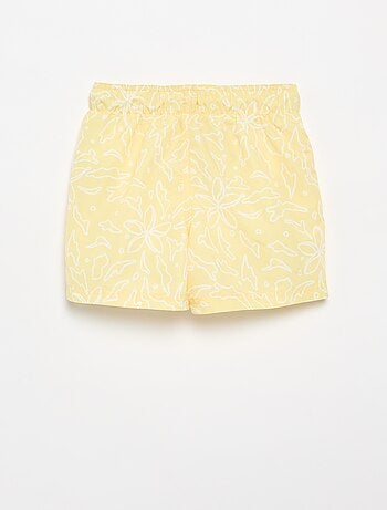 Bermuda da bagno stampato "mare" all-over