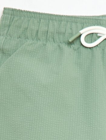 Bermuda da bagno effetto goffrato