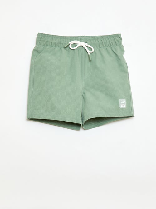 Bermuda da bagno effetto goffrato - Kiabi