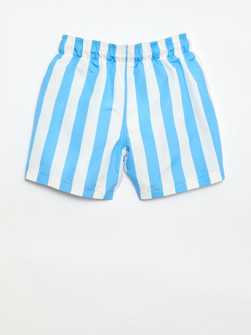Bermuda da bagno stampato a righe - Kiabi